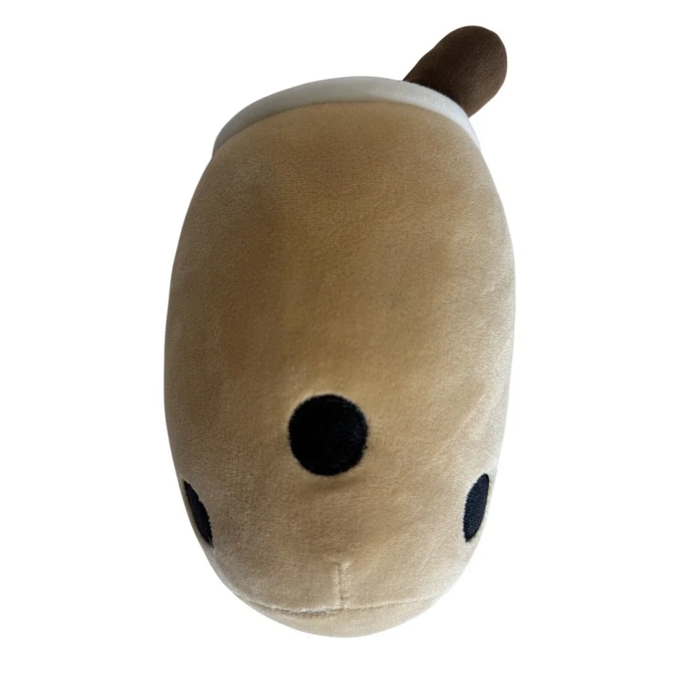 Boba Tea Plush Stuffed Animal Kawaii Bubble Tea Tan Brown 9 Inch Plushie